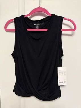 Athleta Black Breezy Twist Tank